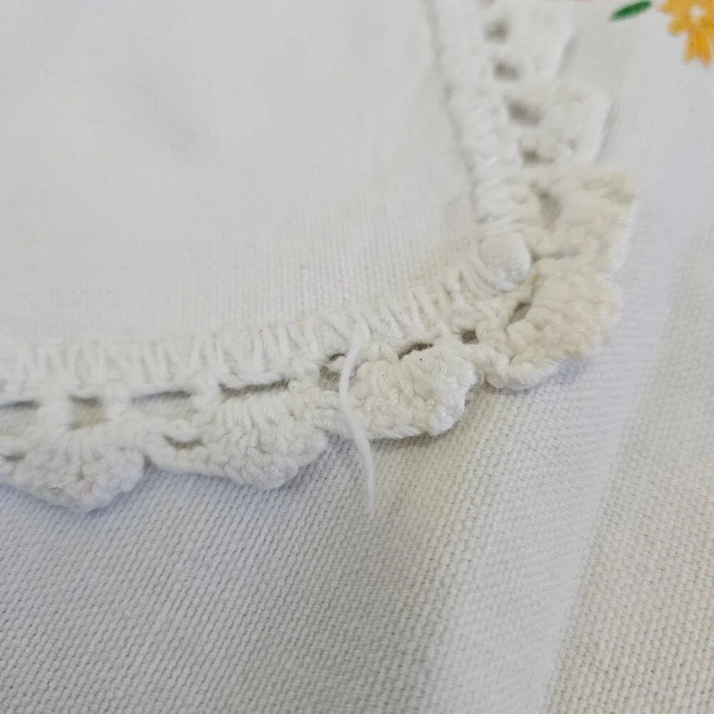 Vintage cotton crochet sized